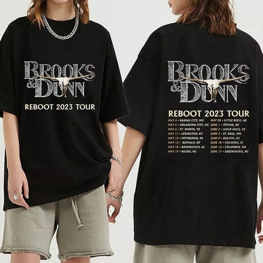 Brooks & Dunn Tour Shirt For Fan, Brooks And Dunn Vintage Country Concert Shirt