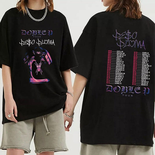 Peso Pluma Tour Shirt, Peso Pluma Doble Side Tour 2023 Shirt