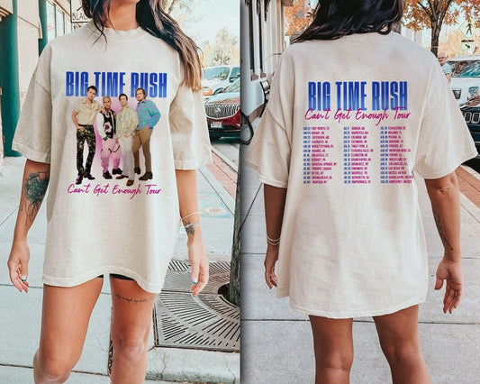 Vintage Big Time Rush Band Cant Get Enough Tour Shirt
