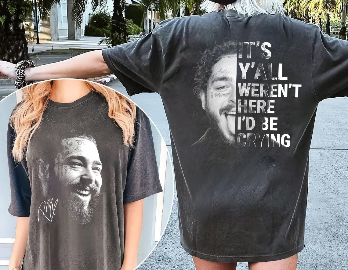 Posty 2023 Tour Shirt,Rapper Posty Concert Shirt 2 Side