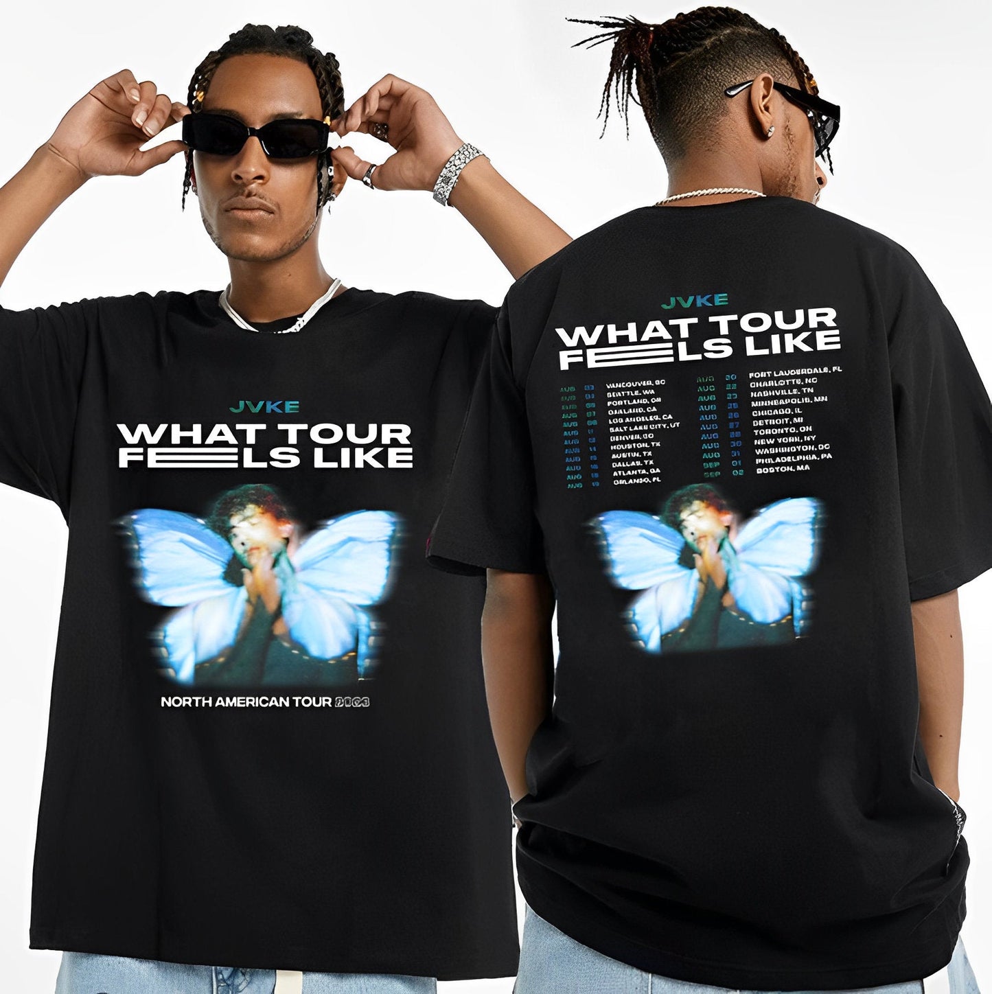 JVKE What Tour Feels Like 2023 Tour Shirt, JVKE 2023 Tour Shirt, JVKE Shirt