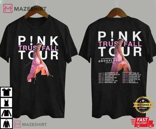 P!nk Pink Singer Summer Carnival 2023 Tour Shirt , Trustfall Album Shirt