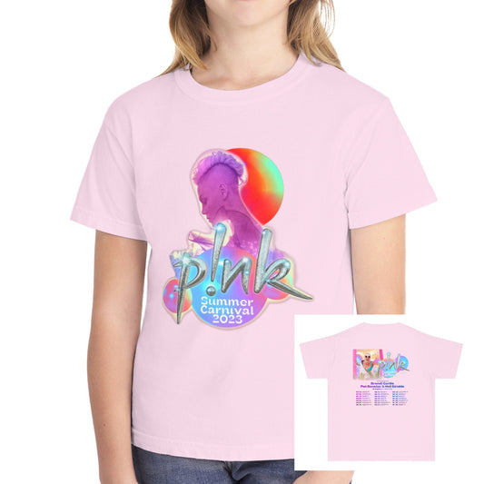P!nk Youth Shirt Pink Shirt Brand Shirt P!nk Summer Carnival 2023 Shirt