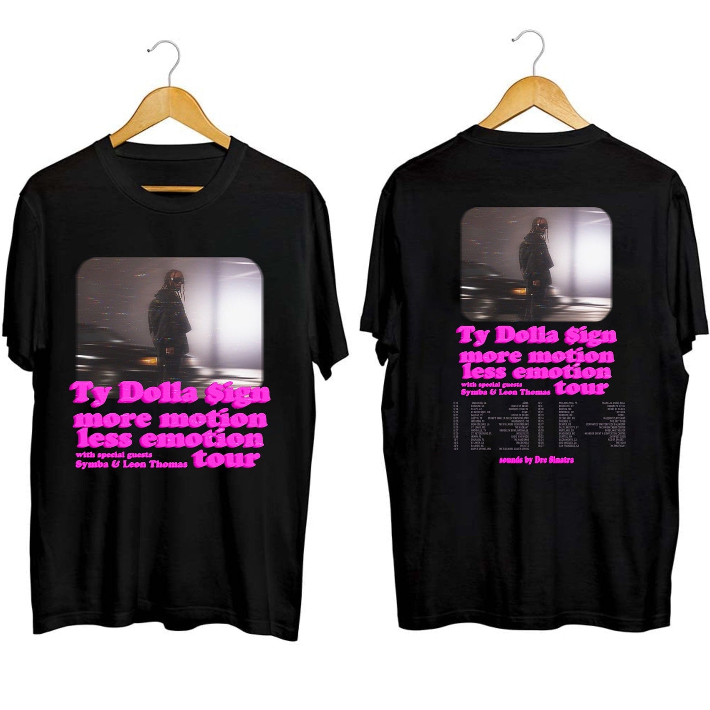 Ty Dolla SigN 2023 Tour Shirt, Ty Dolla Sign 2023 More Motion Less Emotion Concert Shirt