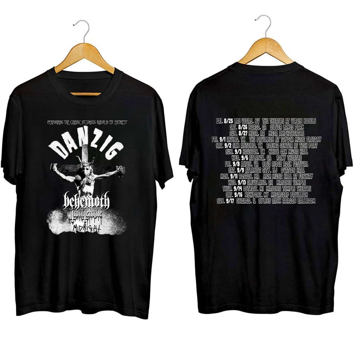 Danzig Band 2023 Concert T-Shirt - Tour Merchandise