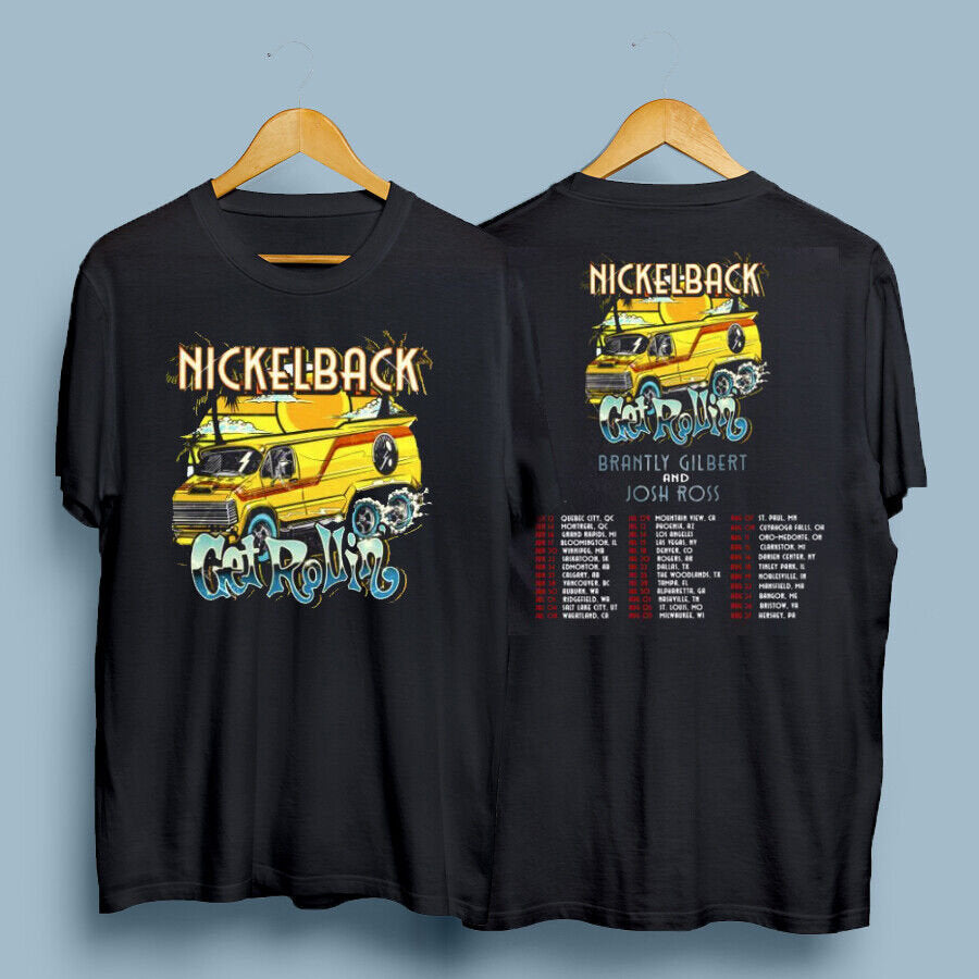 Nickleback Get Rollin Tee,Nickelback Music Shirt,Vintage Get Rollin Tour 2023 T Shirt