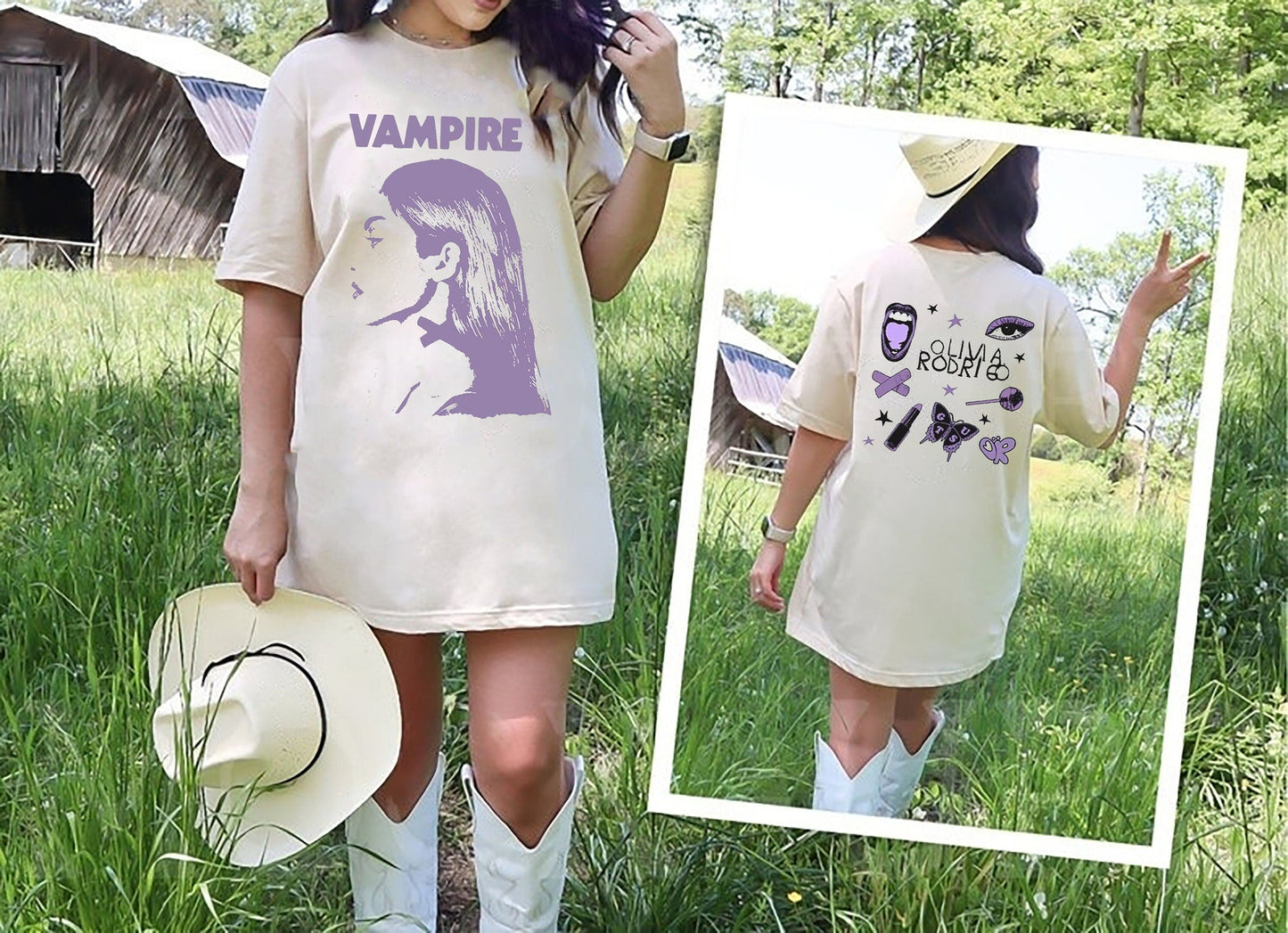 Double Sides Olivia Rodrigo Vintage Shirt