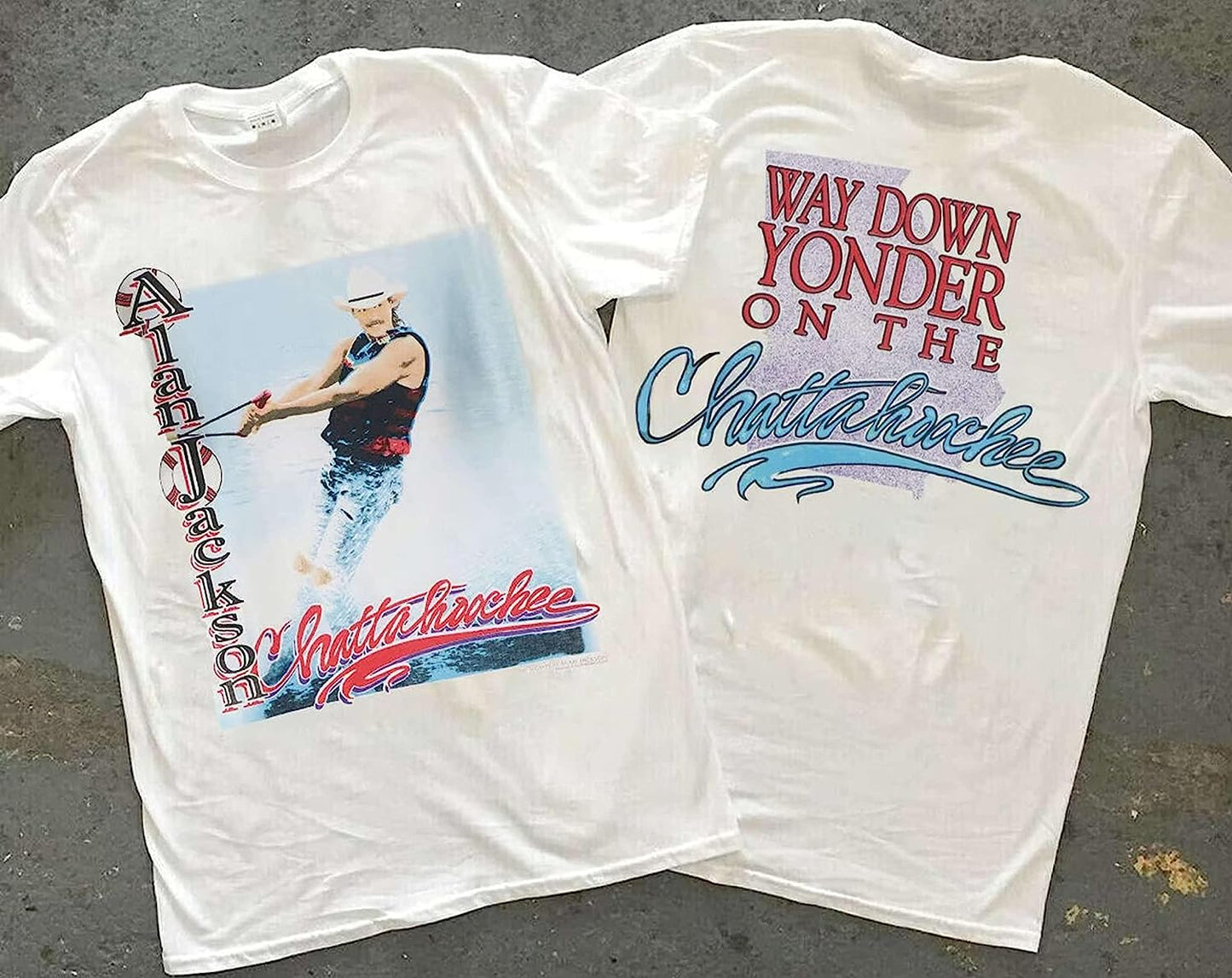 1992 Alan Jackson Way Down Yon.der On The Chattahoochee Shirt