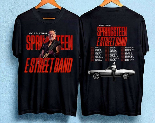 Bruce Springsteen The E Street Band Tour 2023 Tshirt, Music Tour 2023