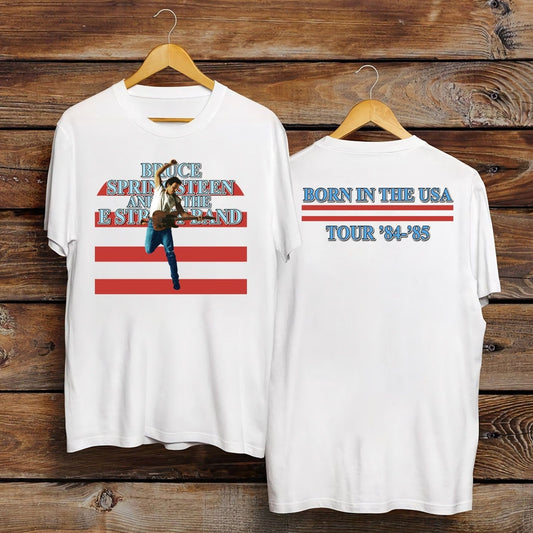 Bruce-Springsteen and E Street Band Born in USA Tour 84-85 T-Shirt, Gift Fans