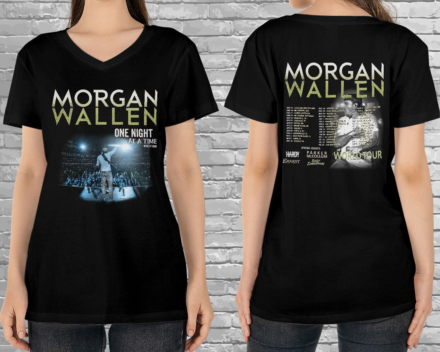 One Night At A Time Tour Shirt, Country Music Concert Shirt, Western Shirt, 2023 Tour Shirt, Summer Concert