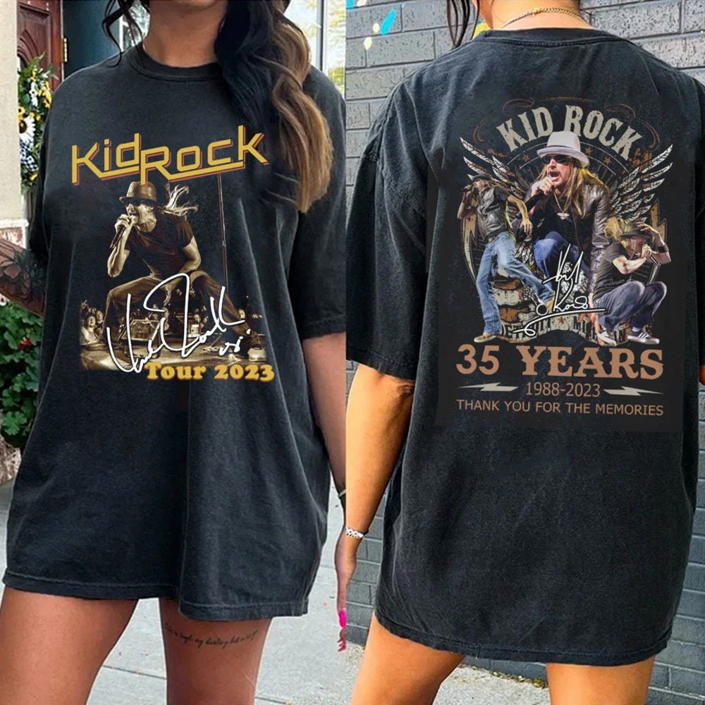 Kid Rock World Tour 2023 T-Shirt, Kid Rock Anniversary Shirt