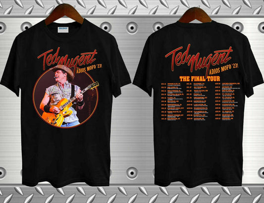 Ted Nugent Adios Mofo 2023 Tour T-Shirt, Nugent Final Tour Shirt