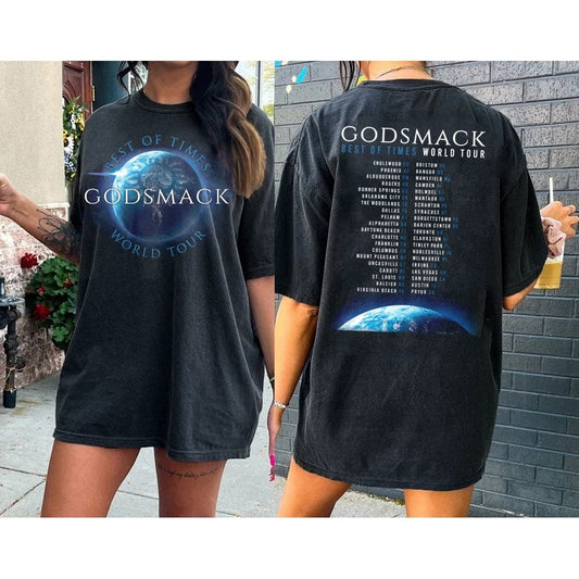 Godsmack Best Of Time 2023 Tour Double Sided Shirt