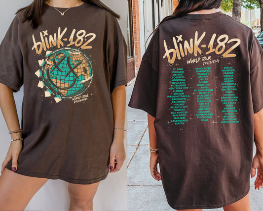 182 The World Tour Shirt, B182 Tour 2023 Merch