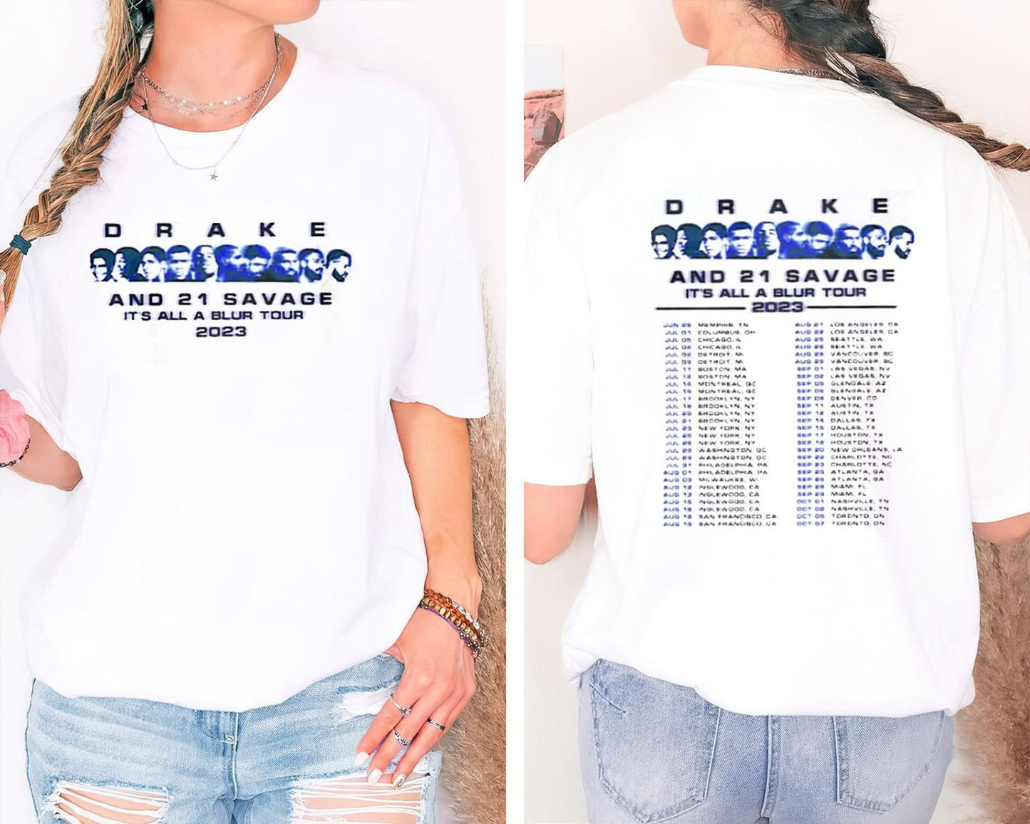 Drake & 21 Savage Tour Shirt, Drake 21