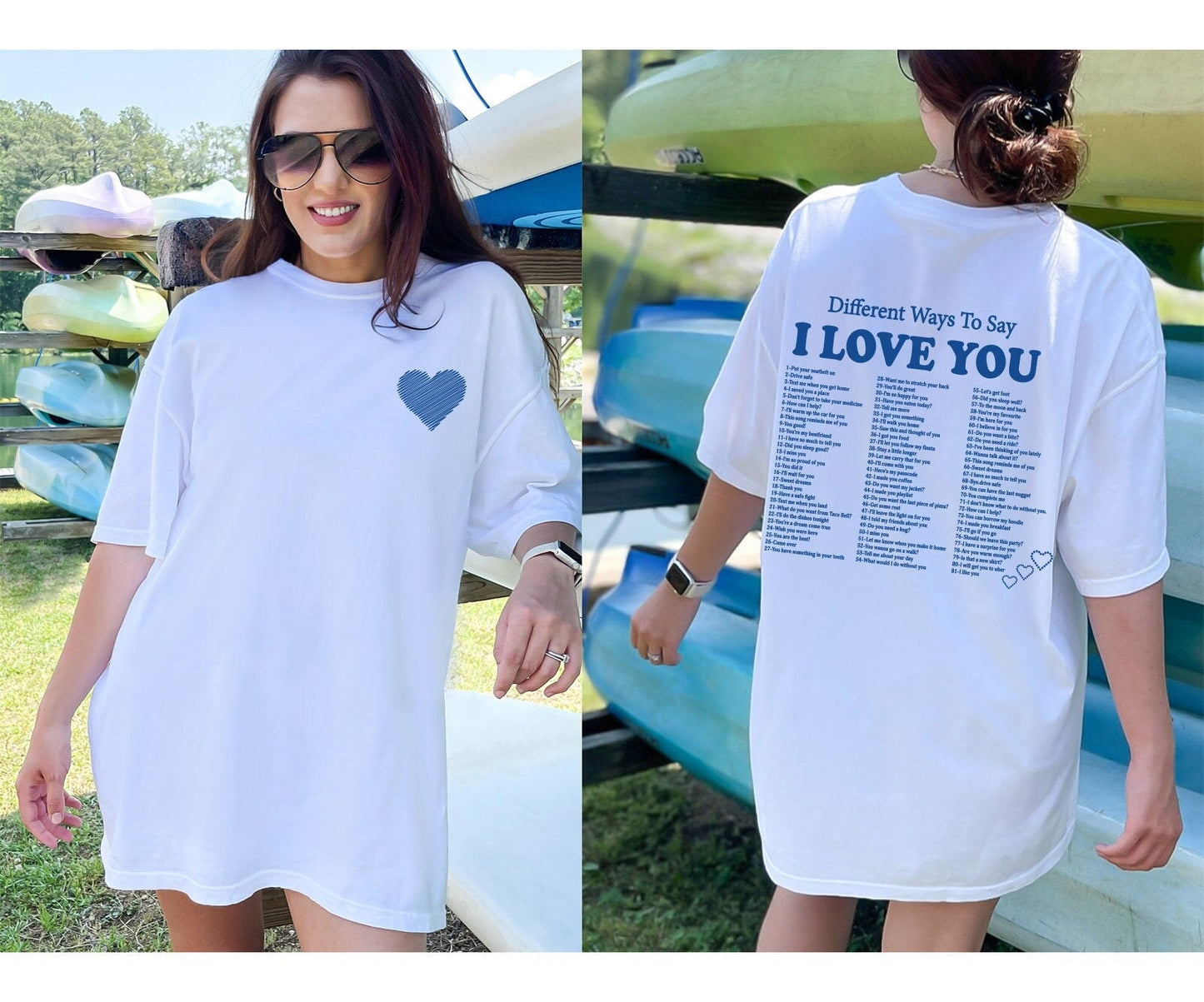 Different Ways Say T-shirt, Girl friend Shirt, Love You T-shirt