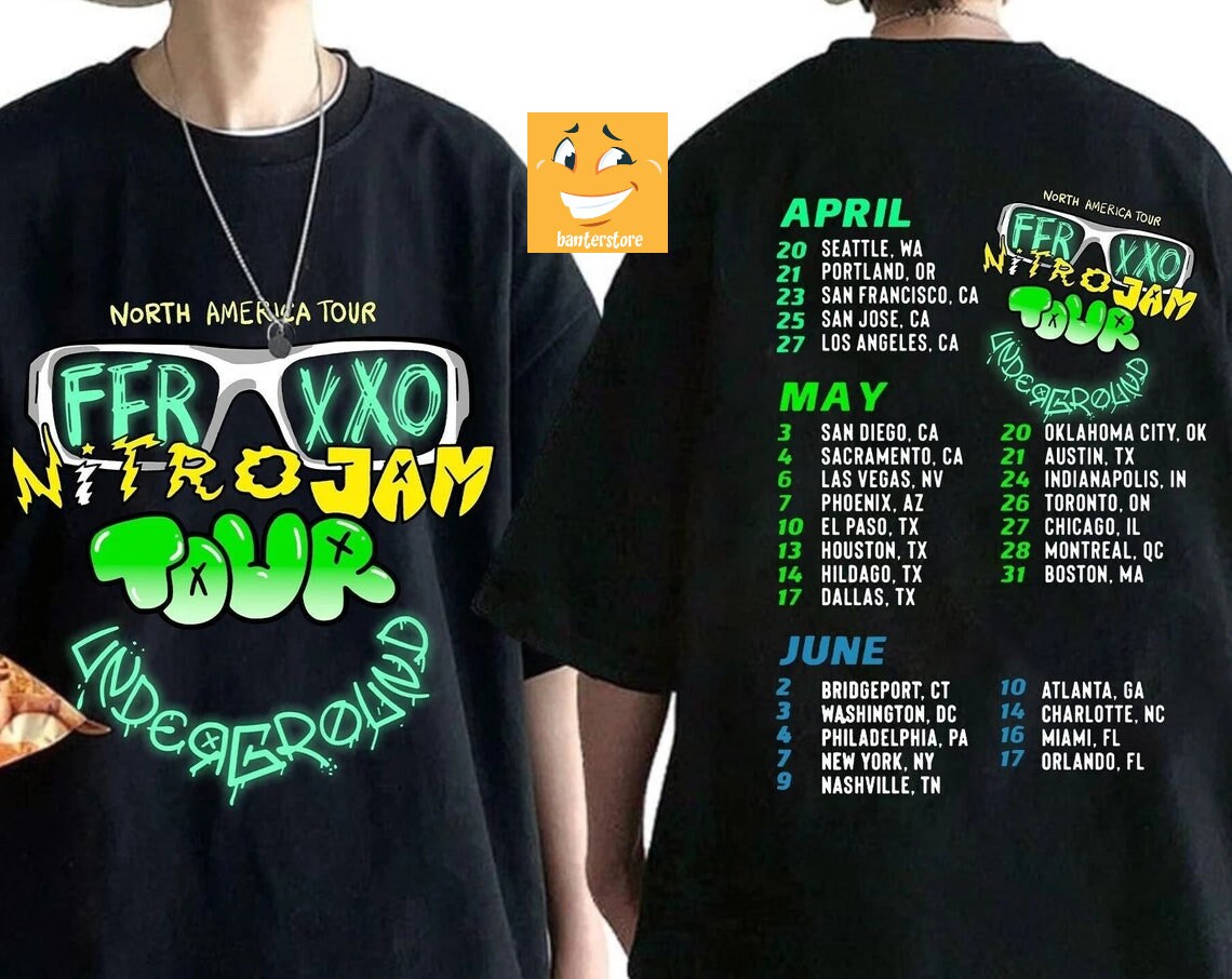 Vintage FELIZ CUMPLEAOS Ferxxo 2023 Tour 2 Sides Shirt, Feliz Feid Shirt