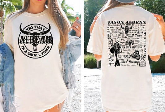 Jason Aldean Tour 2023 Shirt, Try That In A Small Town Shirt