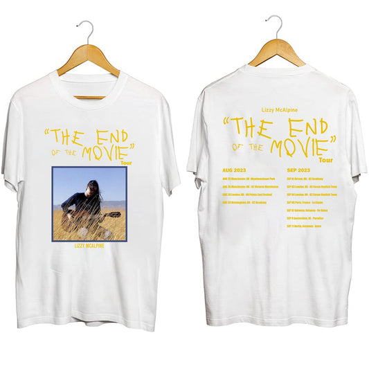 Lizzy McAlpine 2023 Tour Png, Lizzy McAlpine The End Of The Movie T Shirt