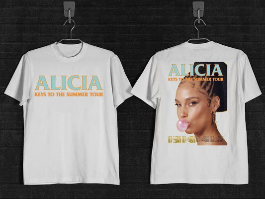 Alicia Keys To The Summer Tour 2023 T-Shirt, Alicia Keys Fan T-Shirt