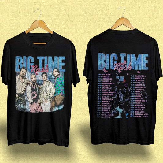 Vintage Big Time Rush 2023 Tour, Can't Get Enough Tour T-Shirt