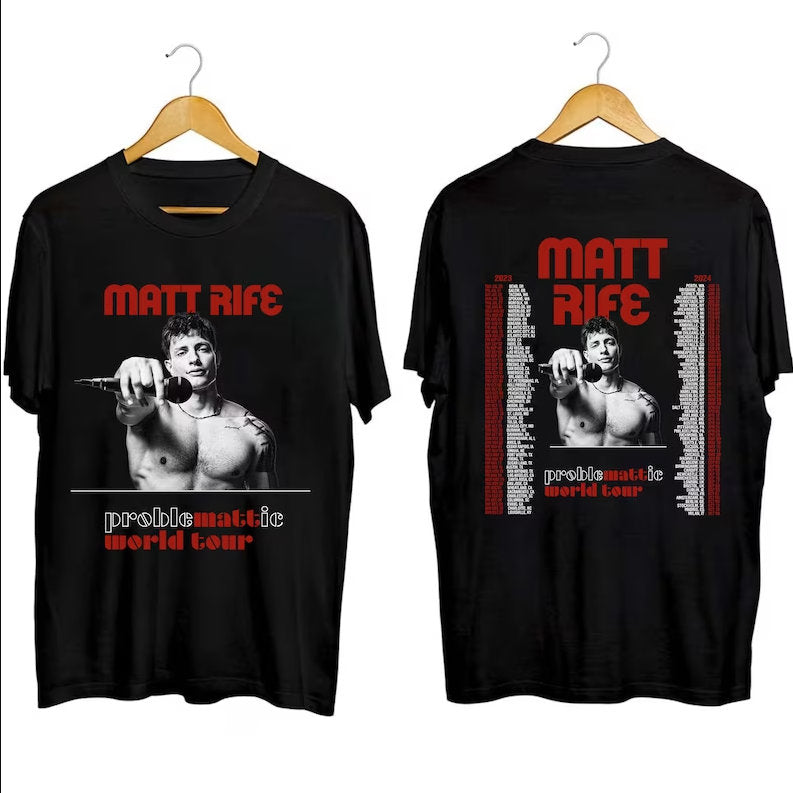 Vintage Matt Rife 2023 World Tour Shirt, Matt Rife 2023 Tour Shirt, Matt Rife Fan