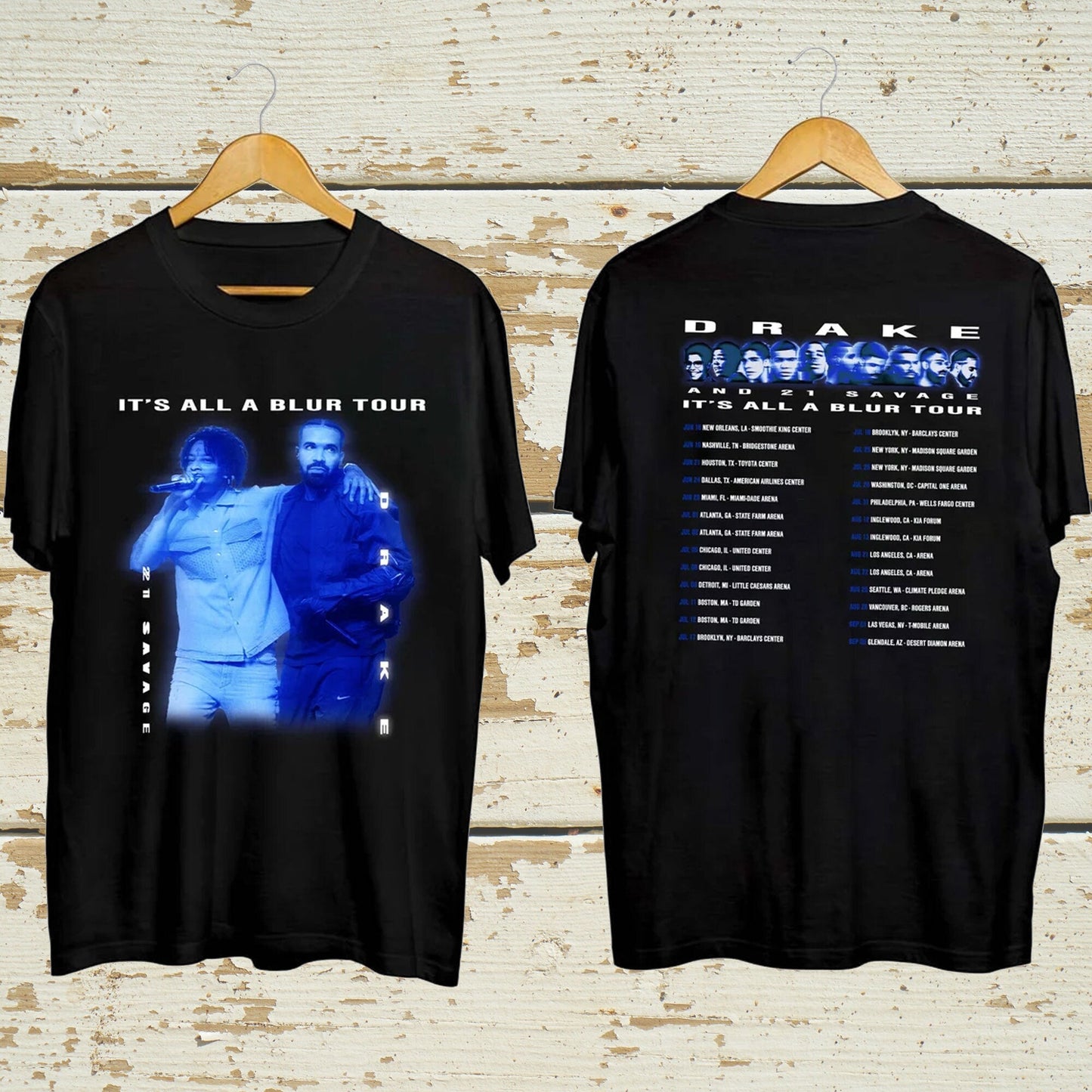 Drake It's All A Blur Tour 2023 Concert Music Rap T-Shirt