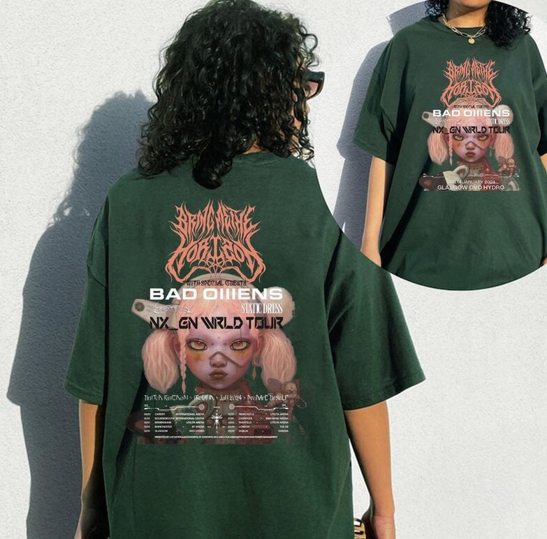 2024 Bring Me The Horizon Tour Shirt, BMTH Tour 2023, Bad Omens Gift Fan Unisex Shirt