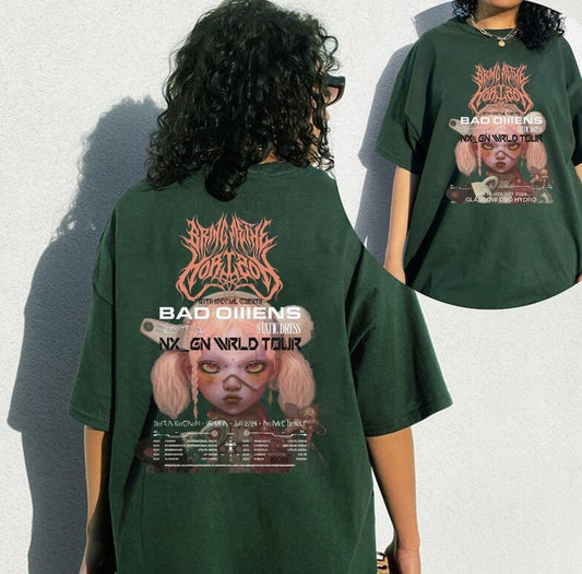 2024 Bring Me The Horizon Tour Shirt, BMTH Tour 2023, Bad Omens Gift Fan Unisex Shirt