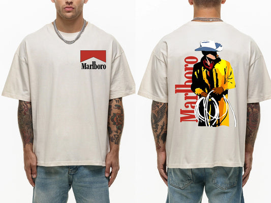 Marlboro Shirt, Vintage 80s Marlboro Cowboy T-shirt