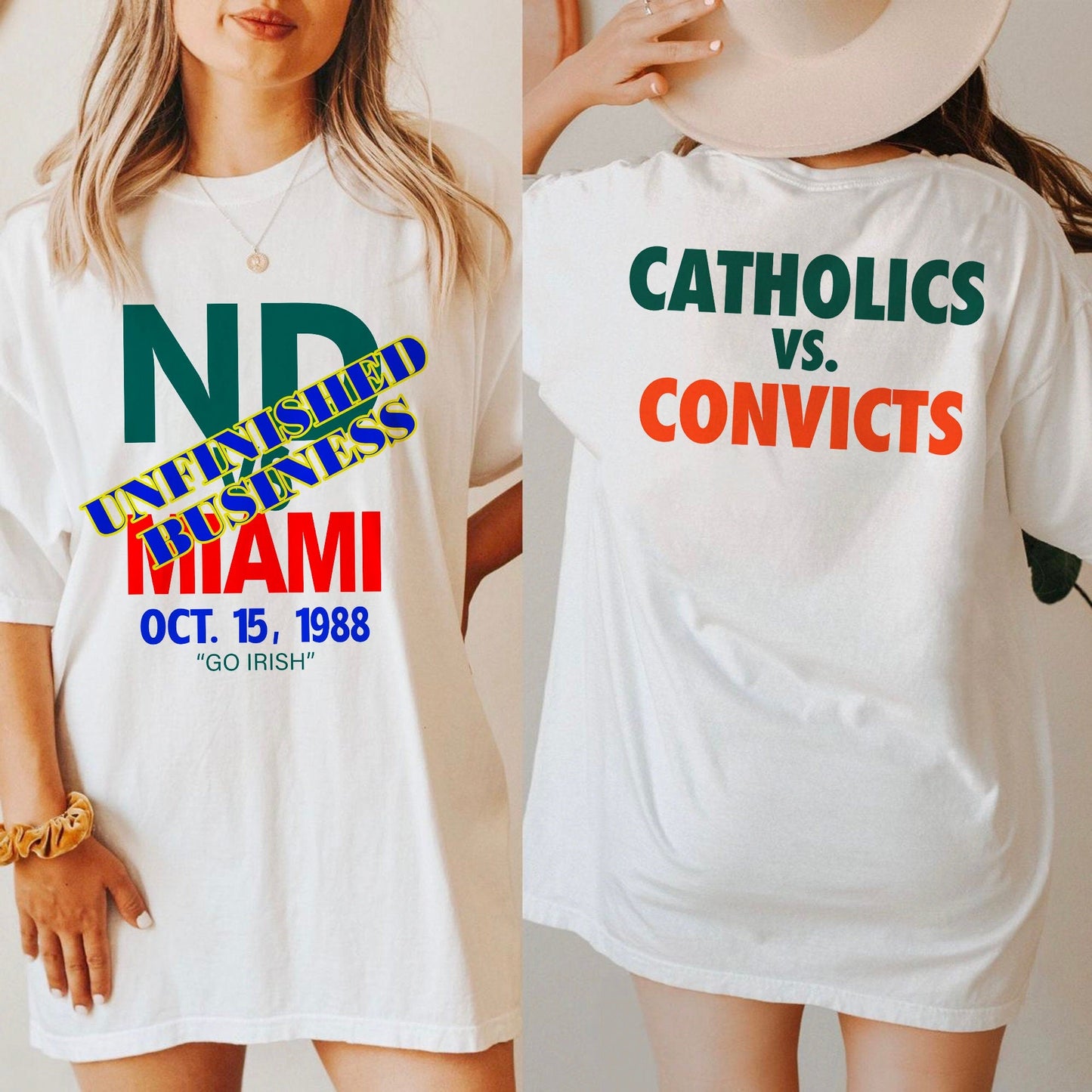 Catholics vs Convicts Vintage 1988 Shirt, Catholics vs Convicts Shirt