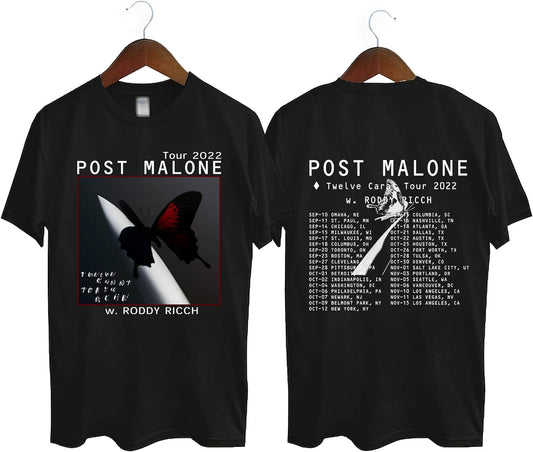 Post Malone Twelve Carat Toothache 2022, Post Malone Shirt Tour 2022