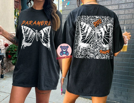 Paramore Tour Double-Sided Doodle Art Shirt