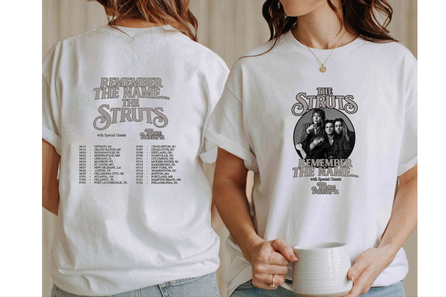 The Struts 2023 Tour Shirt, Remember The Name 2023 Tour Shirt