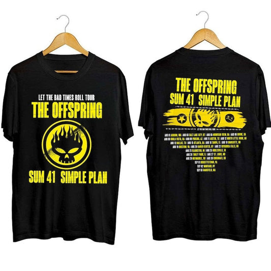 The Offspring Let The Bad Times Roll Tour 2023 T Shirt