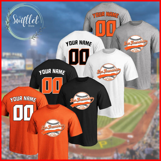 Custom Shirt, Personalized San Francisco Team Shirt