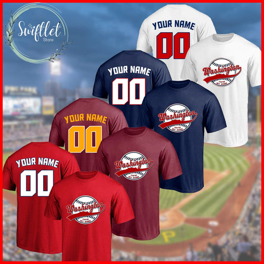 Custom Shirt, Personalized Washington Team Shirt