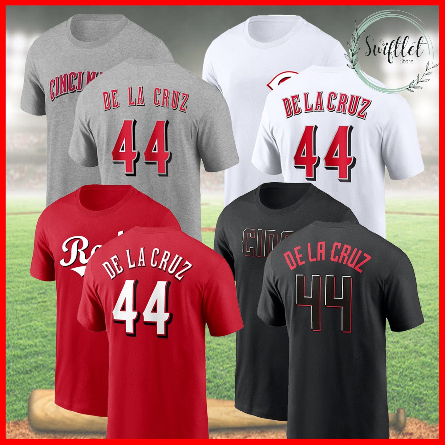 Elly De La Cruz Shirt, Cincinnati Baseball Shirt