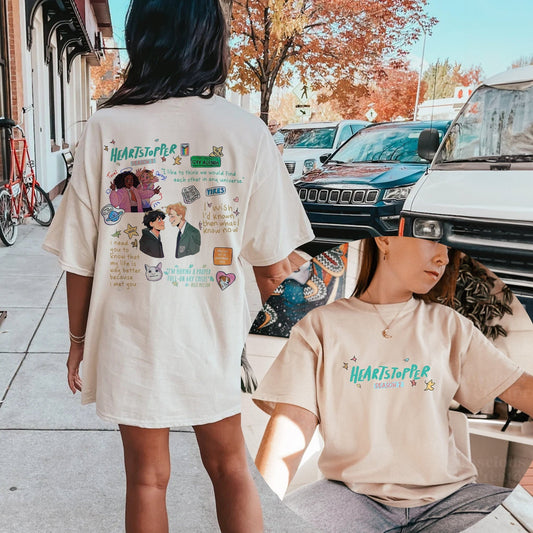 Heartstopper Season 2 Shirt, Nick and Charlie, Heartstopper Leaves, Pride