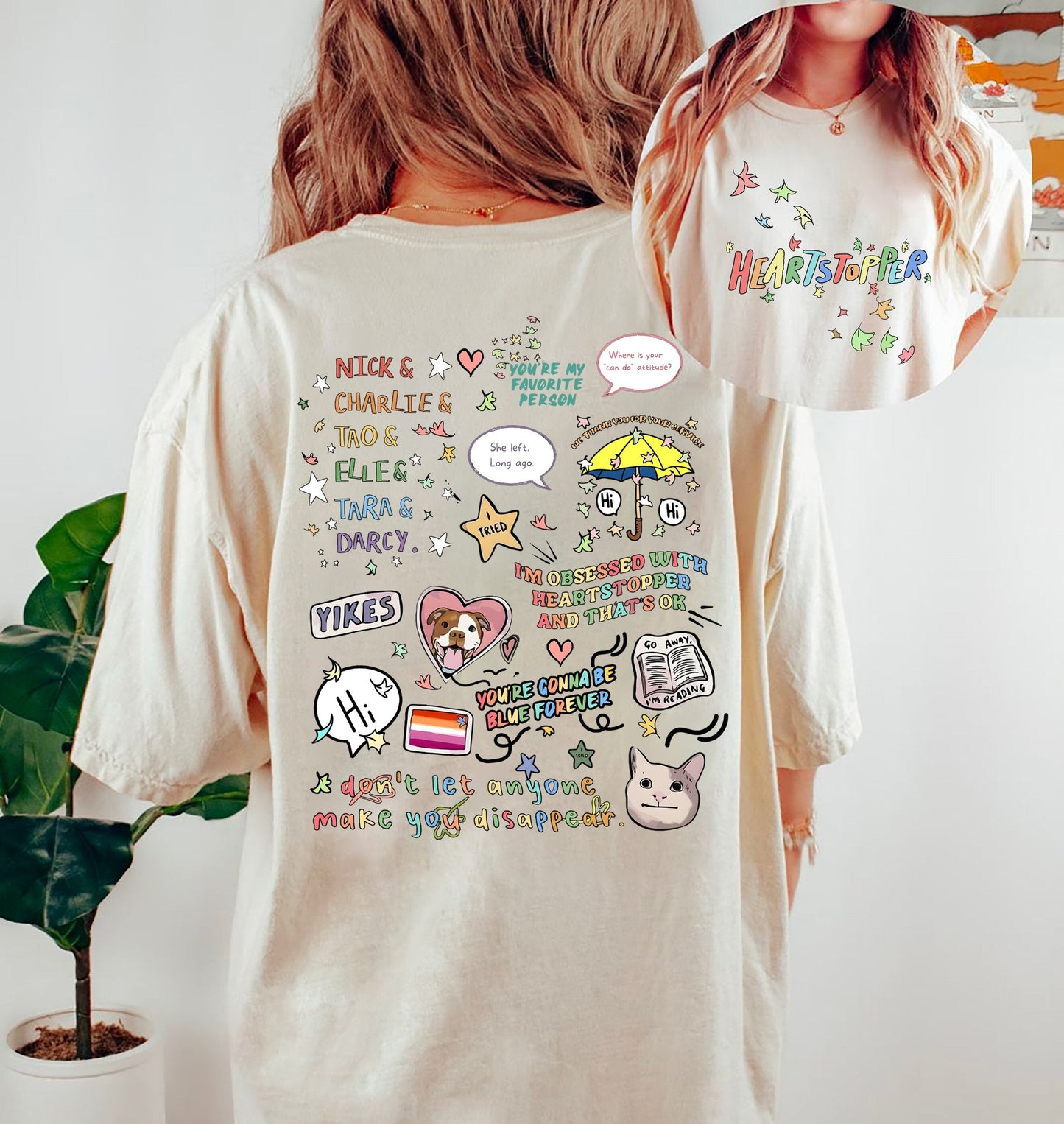 Heartstopper Shirt, Nick And Charlie Shirt, Heartstopper Leaves Shirt