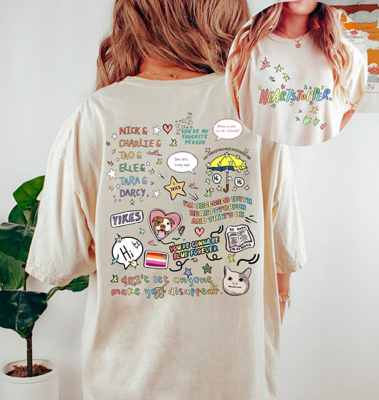 Heartstopper Shirt, Nick And Charlie Shirt, Heartstopper Leaves Shirt