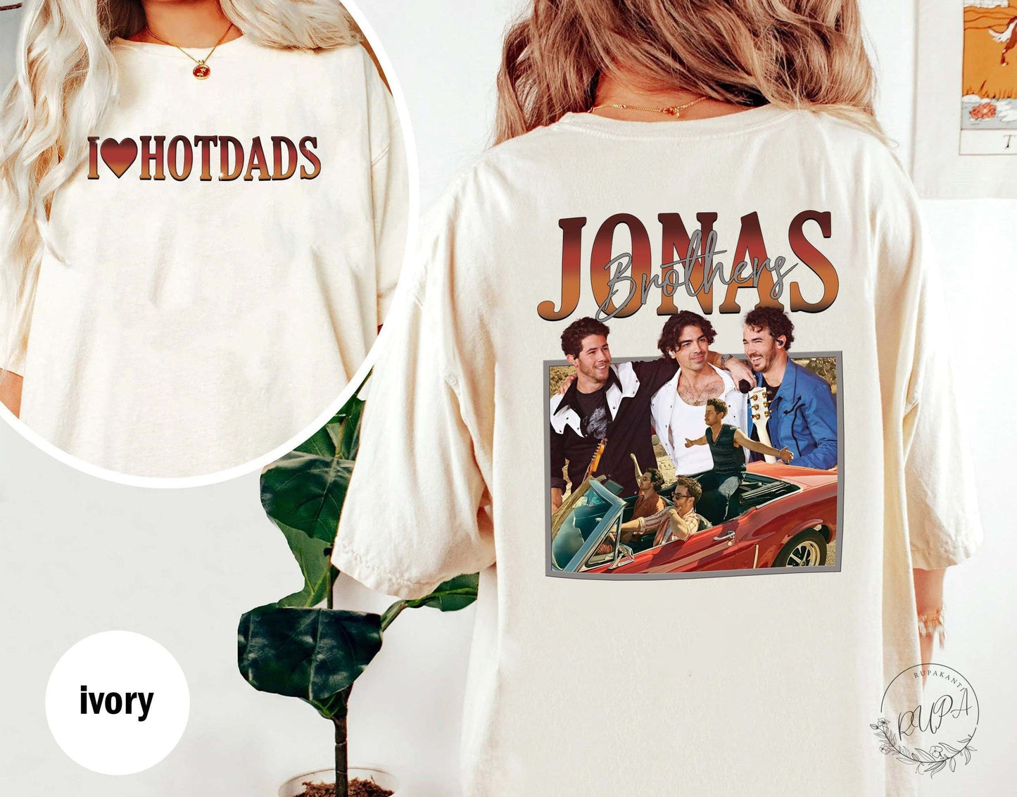 Jonas Brothers Vintage T-Shirt, Jonas Five Albums One Night Tour Shirt, Jonas Brothers 2023 Tour