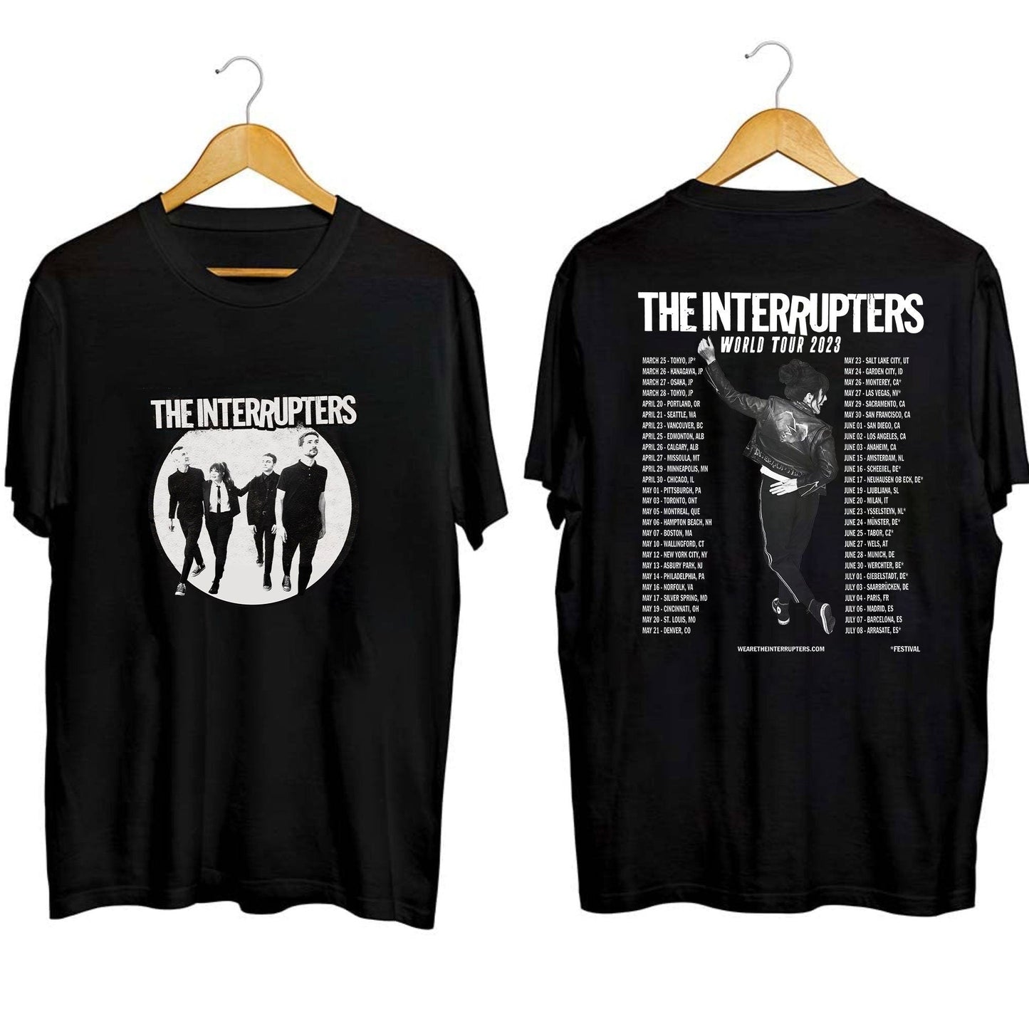 The Interrupters Band Fan shirt, The Interrupters World Tour shirt
