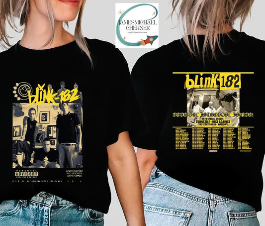 B182 The World Tour 2023 2024 T-Shirt, B182 Rock And Roll Concert TShirt