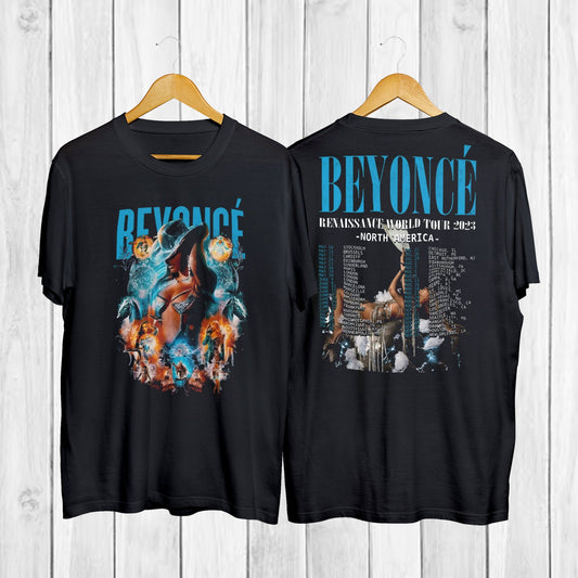 Beyonce Double Side Renaissance 2023 T Shirt