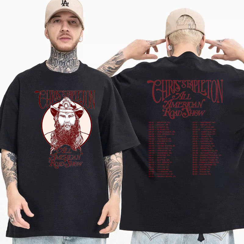 Chris Stapleton Fan Shirt, Chris Stapleton All American Road Show 2023 Tour Shirt