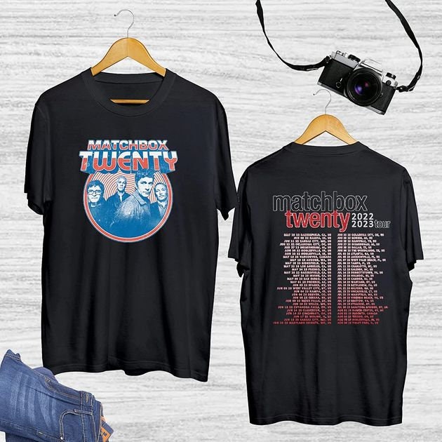 Vintage Matchbox Twenty Slow Dream Tour 2023 Shirt