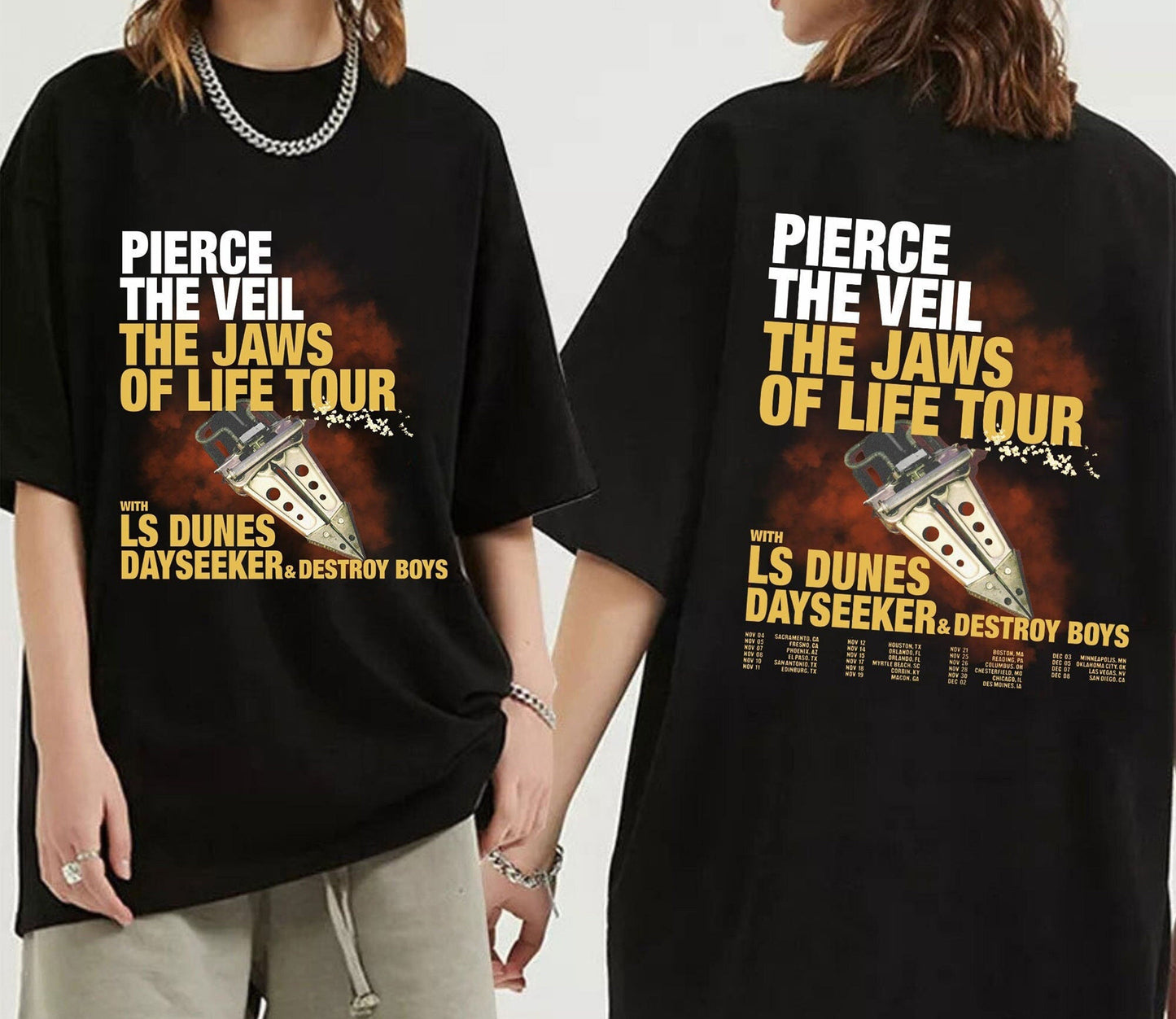 Pierce The Veil Tour 2023 T-Shirt, Pierce The Veil Teeth Shirt