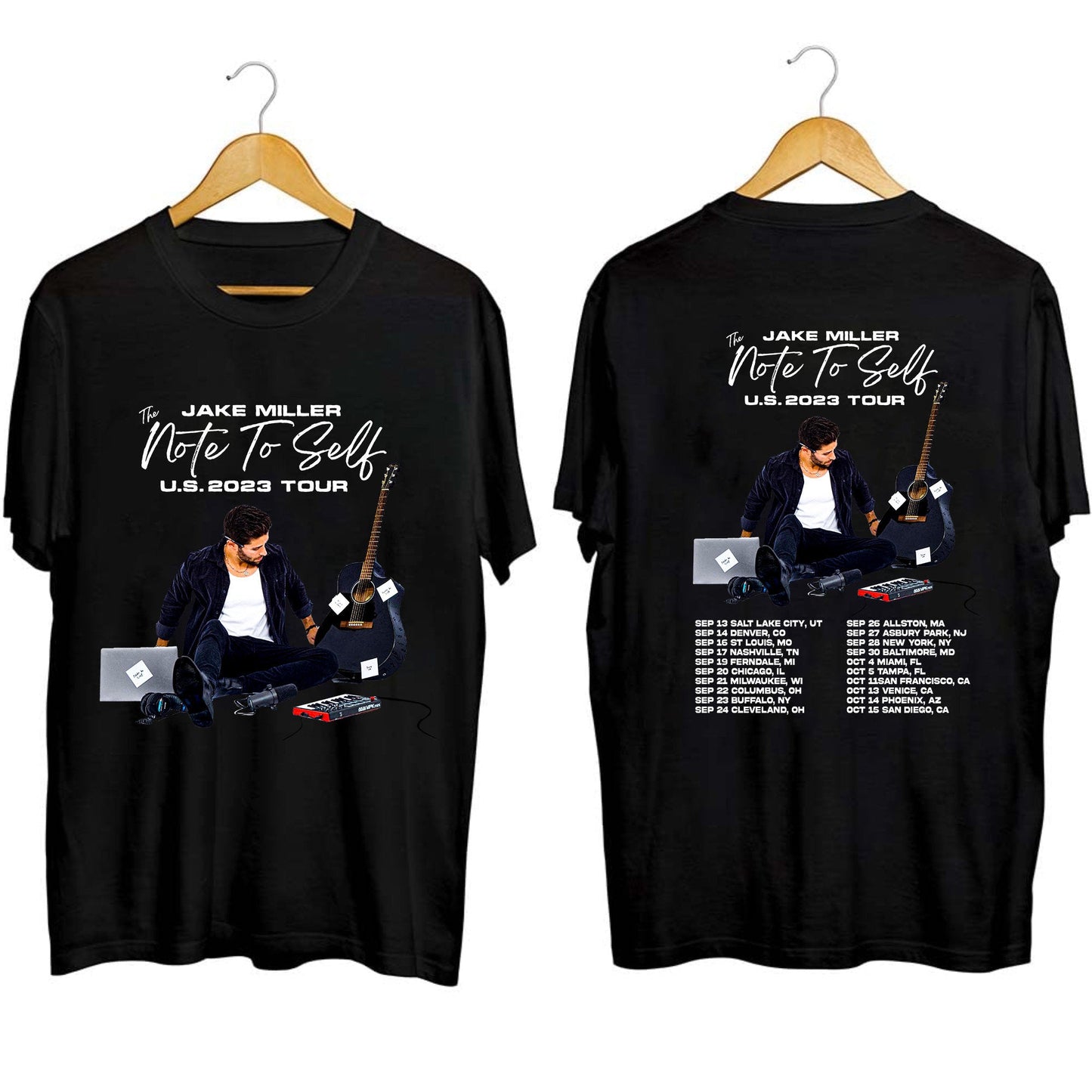 Jake Miller Note To Self Tour 2023 Shirt
